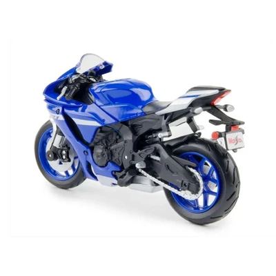 Gambar Top Gear Maisto Diecast Yamaha Yzfr1 2021 1:18 - Biru