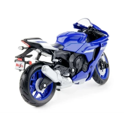 Gambar Top Gear Maisto Diecast Yamaha Yzfr1 2021 1:18 - Biru