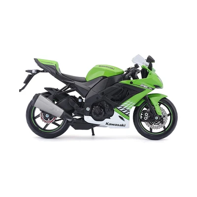 Gambar Top Gear Maisto Diecast Kawasaki Ninja Zx 10r 1:12 - Hijau