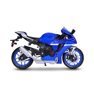 Gambar Top Gear Maisto Diecast Yamaha Yzfr1 2021 1:12 - Biru