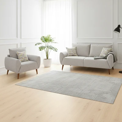 Gambar Informa Calista Set Sofa Fabric 1 & 3 Seater - Cokelat Muda