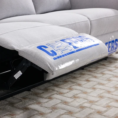 Gambar Cheers Michigan Sofa Recliner Fabric 3 Seater - Abu-Abu