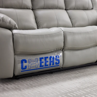 Gambar Cheers Malvin Sofa Recliner Rocking 1 Seater Leather - Abu-Abu