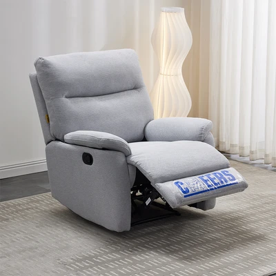 Gambar Cheers Mondi Sofa Recliner Fabric 1 Seater - Abu-Abu
