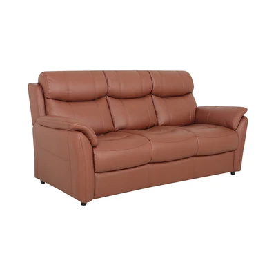 Gambar Informa Belvano Sofa Kulit 3 Seater - Cokelat