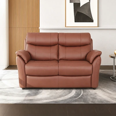 Gambar Informa Belvano Sofa Kulit 2 Seater - Cokelat