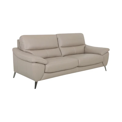 Gambar Informa Caleo Sofa Kulit 3 Seater - Abu-Abu