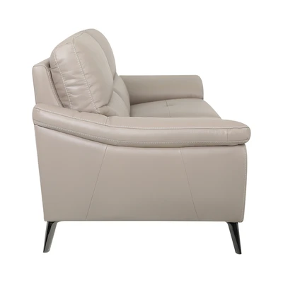 Gambar Informa Caleo Sofa Kulit 3 Seater - Abu-Abu