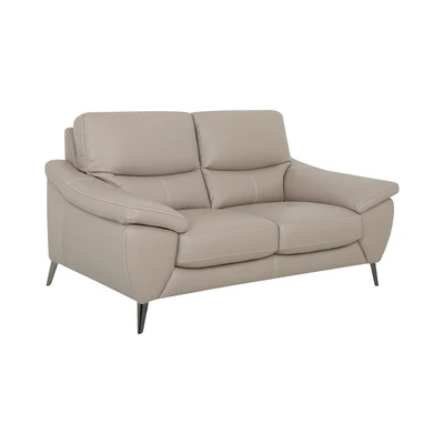 Gambar Informa Caleo Sofa Kulit 2 Seater - Abu-Abu