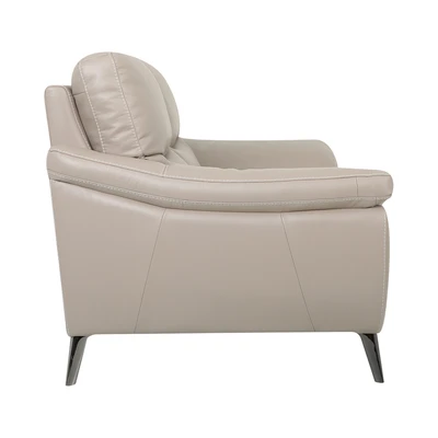 Gambar Informa Caleo Sofa Kulit 2 Seater - Abu-Abu