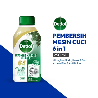 Gambar Dettol Pine Cairan Pembersih Mesin Cuci 250 ml - Hijau/Putih
