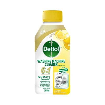 Gambar Dettol Lemon Cairan Pembersih Mesin Cuci 250 ml - Kuning/Putih