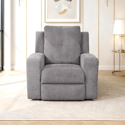 Gambar Ashley Danum Sofa Recliner Fabric 1 Seater - Abu-Abu