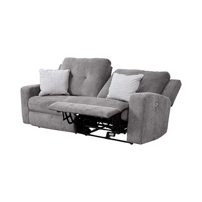 Gambar Ashley Danum Sofa Recliner Fabric 3 Seater - Abu-Abu