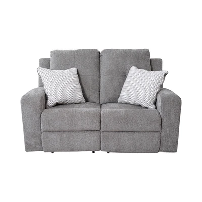 Gambar Ashley Danum Set Sofa Recliner Fabric 2 & 3 Seater - Abu-Abu