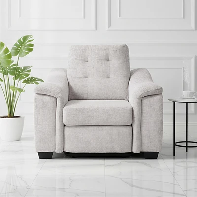 Gambar Ashley Beaconfield Sofa Recliner Fabric 1 Seater - Abu-Abu