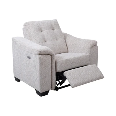 Gambar Ashley Beaconfield Sofa Recliner Fabric 1 Seater - Abu-Abu