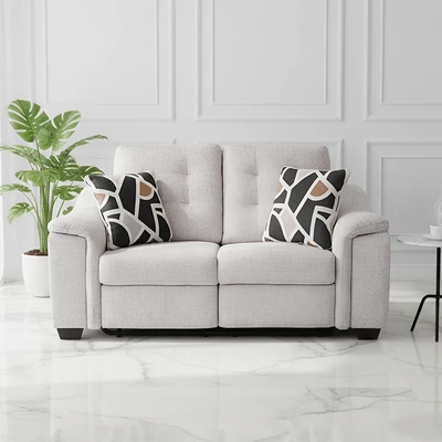 Gambar Ashley Beaconfield Sofa Recliner Fabric 2 Seater - Abu-Abu