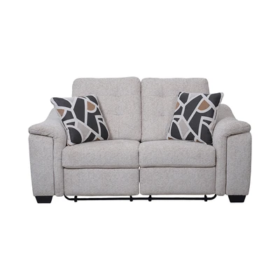 Gambar Ashley Beanconfield Set Sofa Recliner Fabric 2 & 3 Seater - Abu-Abu