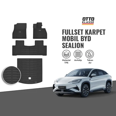 Gambar Otto Klasse Fullset Karpet Mobil BYD Sealion 7 2025-Now TPE - Hitam