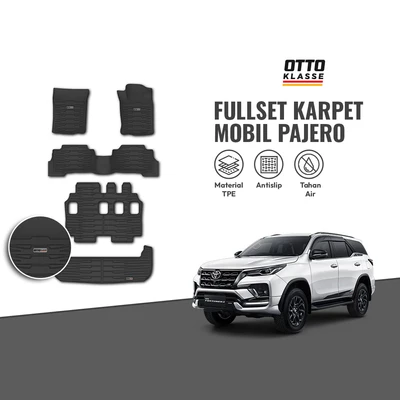 Gambar Otto Klasse Fullset Karpet Mobil Mitsubishi Pajero 2016-Now TPE - Hitam