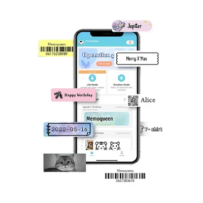 Gambar Odi Label Maker Portable D30 - Putih