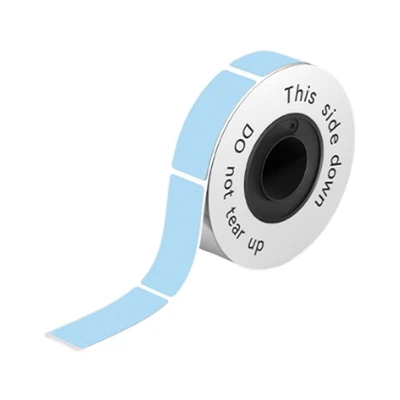 Gambar Odi Label Stiker Thermal Roll 12x40 mm 125 pcs - Biru