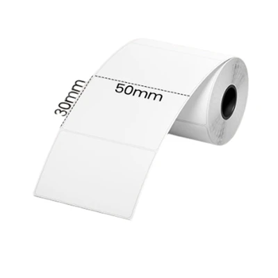Gambar Odi Stiker Label Square Thermal 50x30 mm - Putih