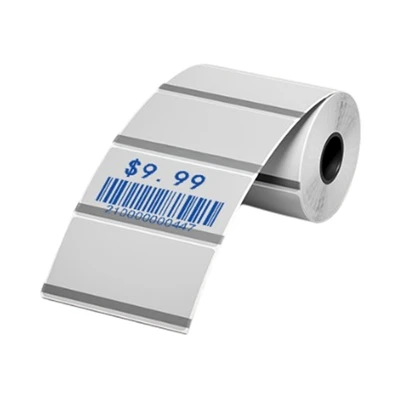 Gambar Odi Stiker Label Square Thermal Biru 40x30 mm Transparan