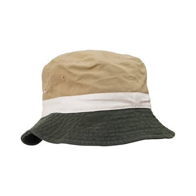 Gambar Ataru Topi Bucket Colorblock - Hijau/Cokelat