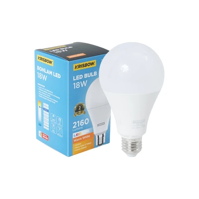 Gambar Krisbow Lumi Gen-2 Bohlam LED 18 Watt 2160 Lumen Warm White E27 - Kuning