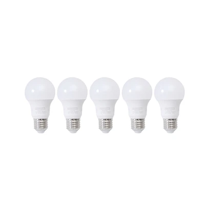 Gambar Krisbow Lumi Gen-2 Bohlam LED 5 Watt 600 Lumen Cool Daylight E27 Set 5 pcs - Putih