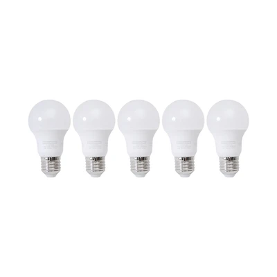 Gambar Krisbow Lumi Gen-2 Bohlam LED 5 Watt 600 Lumen Warm White E27 Set 5 pcs - Kuning