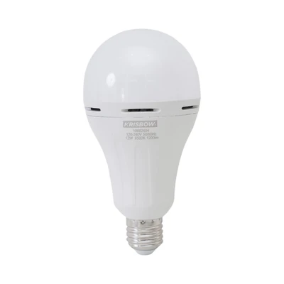 Gambar Krisbow Lumi Gen-2 Bohlam LED Darurat 12 Watt 1200 Lumen Cool Daylight E27 - Putih
