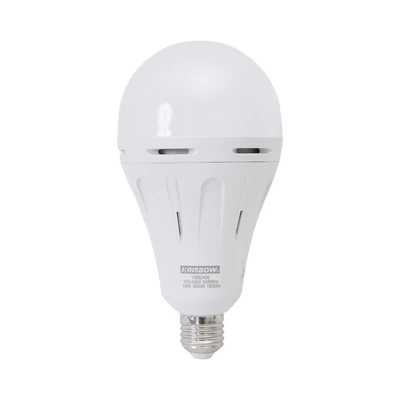 Gambar Krisbow Lumi Gen-2 Bohlam LED Darurat 18 Watt 1800 Lumen Cool Daylight E27 - Putih