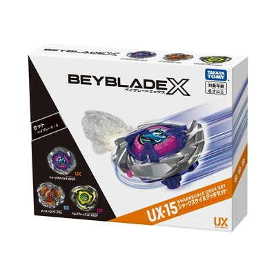Gambar Beyblade Sharkscale Deck Set 3 Pcs Ux-15 - Mix