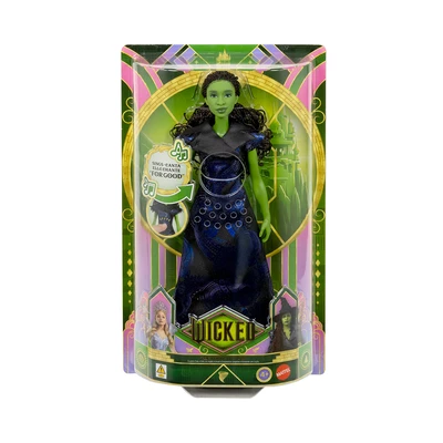 Gambar Wicked Boneka Elphaba Singing For Good - Hijau/hitam