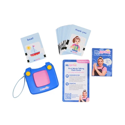 Gambar Ms Rachel Set First Words Talking Flash Cards - Mix