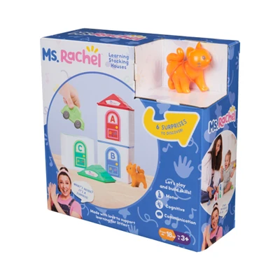 Gambar Ms Rachel Set Learning Stacking Houses Surprise - Mix