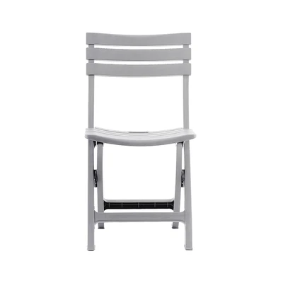 Gambar Soleil Set Kursi & Meja Teras Lipat - Abu-Abu