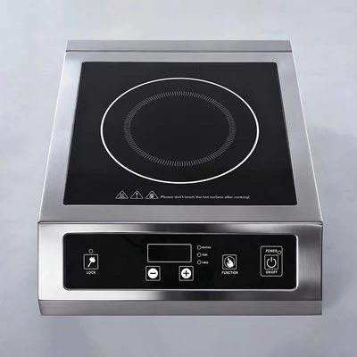 Gambar Klaz Kompor Listrik 1 Tungku Commercial 3500 Watt - Hitam/Silver