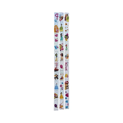 Gambar Disney Set Holographic Stiker & Bead Bracelet Princess 80 Pcs - Mix