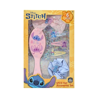 Gambar Disney Sisir & Aksesoris Rambut Anak Stitch Set 6 Pcs - Mix