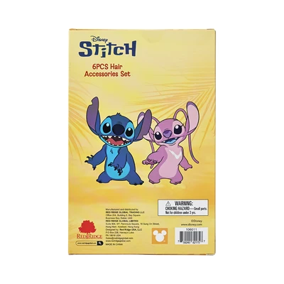 Gambar Disney Sisir & Aksesoris Rambut Anak Stitch Set 6 Pcs - Mix