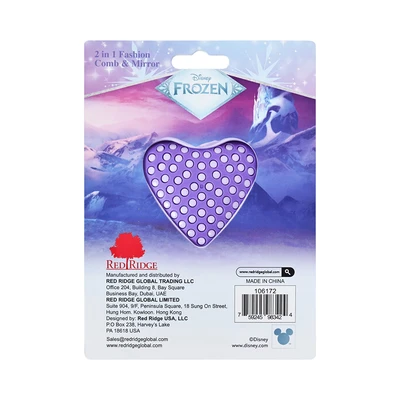 Gambar Disney Sisir Anak Dengan Cermin Frozen - Ungu