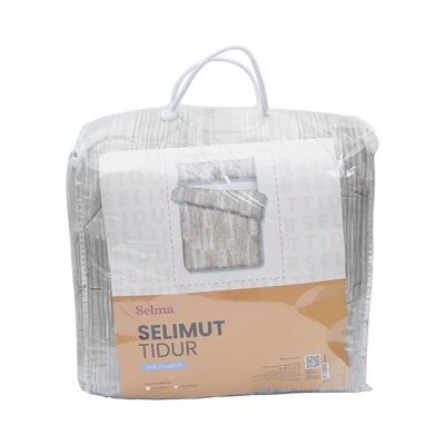 Gambar Selma 210x210 cm Bed Cover Microfiber Shenina - Cokelat