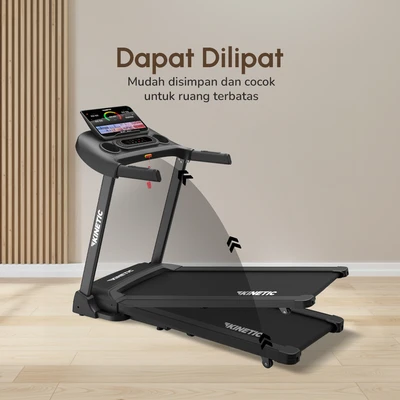 Gambar Kinetic Smart Motorized Treadmill 1.25 HP 15P V2 - Hitam