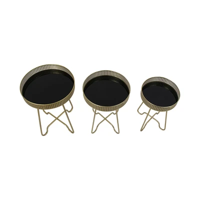 Gambar Selma Finn Meja Sisi Set 3 pcs - Gold