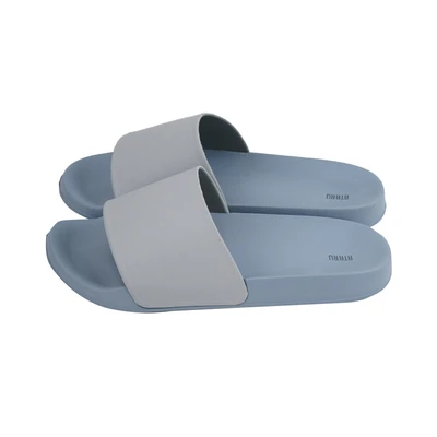 Gambar Ataru Sandal Slides Simple One Color Ukuran 42/43 - Biru