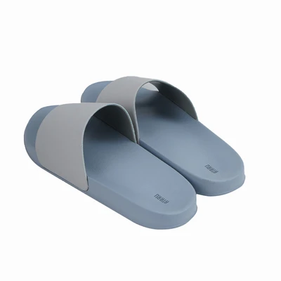 Gambar Ataru Sandal Slides Simple One Color Ukuran 42/43 - Biru